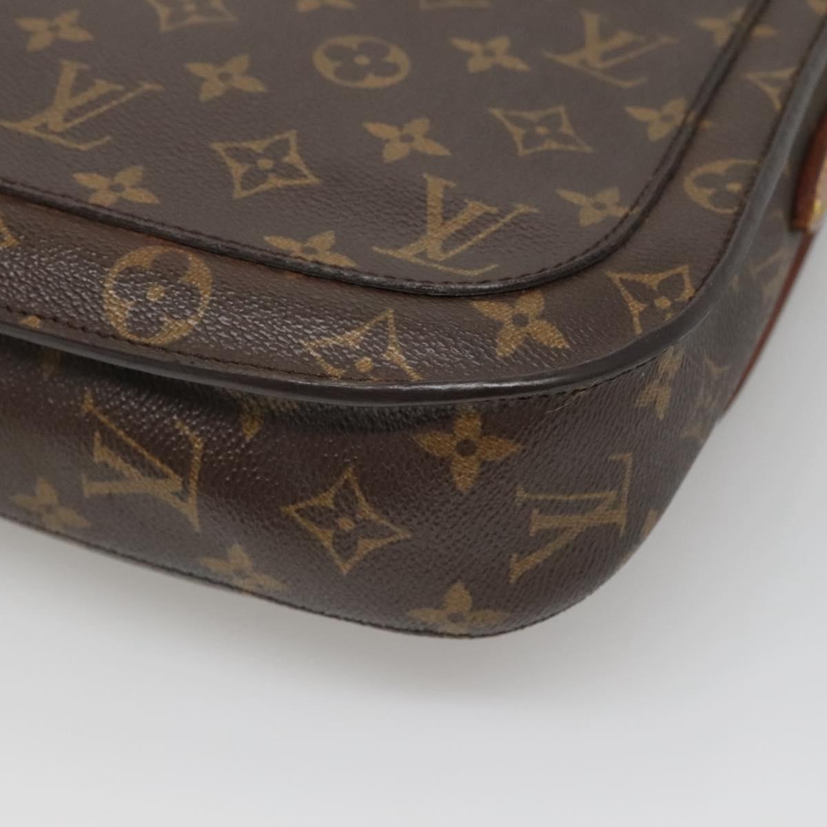 LOUIS VUITTON Monogram Saint Cloud GM Shoulder Bag M51242 LV Auth 122014