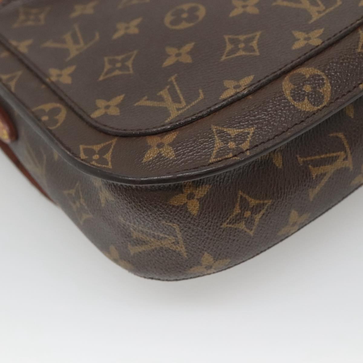 LOUIS VUITTON Monogram Saint Cloud GM Shoulder Bag M51242 LV Auth 122014