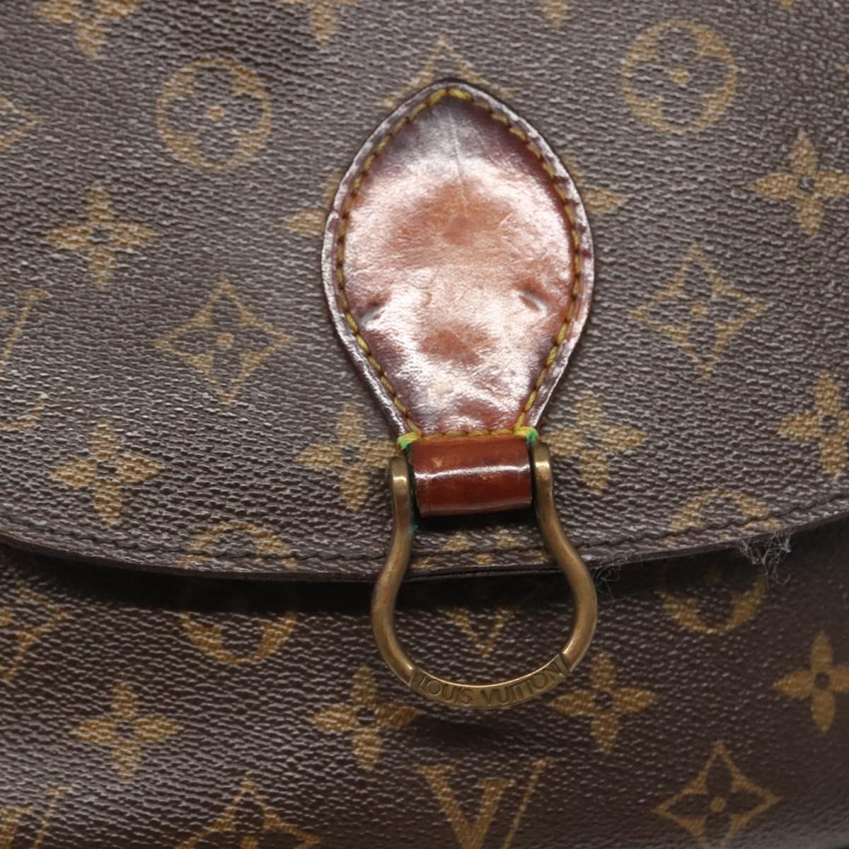 LOUIS VUITTON Monogram Saint Cloud GM Shoulder Bag M51242 LV Auth 122014
