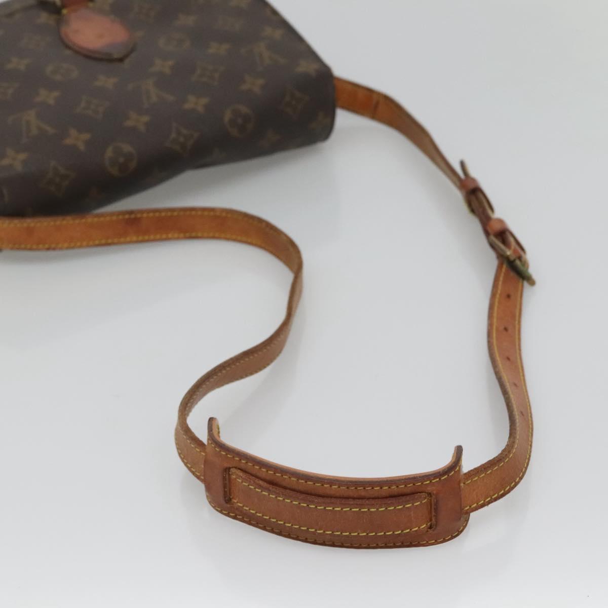 LOUIS VUITTON Monogram Saint Cloud GM Shoulder Bag M51242 LV Auth 122014
