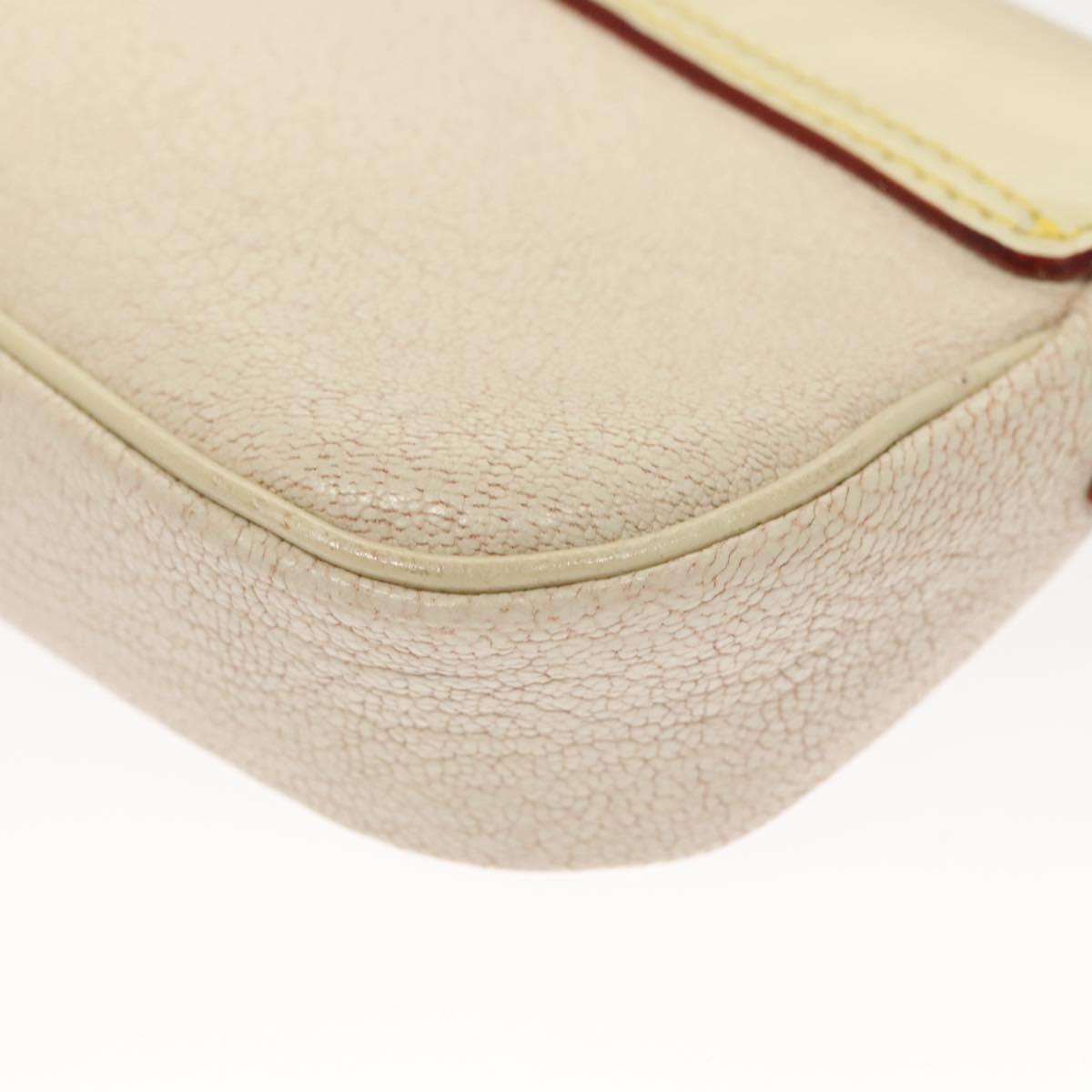 LOUIS VUITTON Suhari Precieux Accessory Pouch White M91774 LV Auth 122020