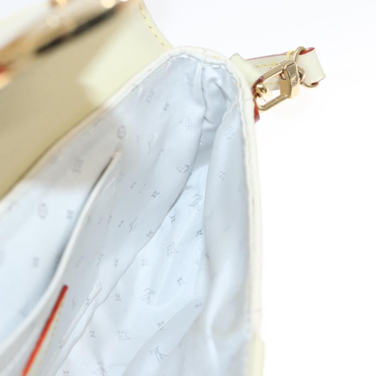 LOUIS VUITTON Suhari Precieux Accessory Pouch White M91774 LV Auth 122020