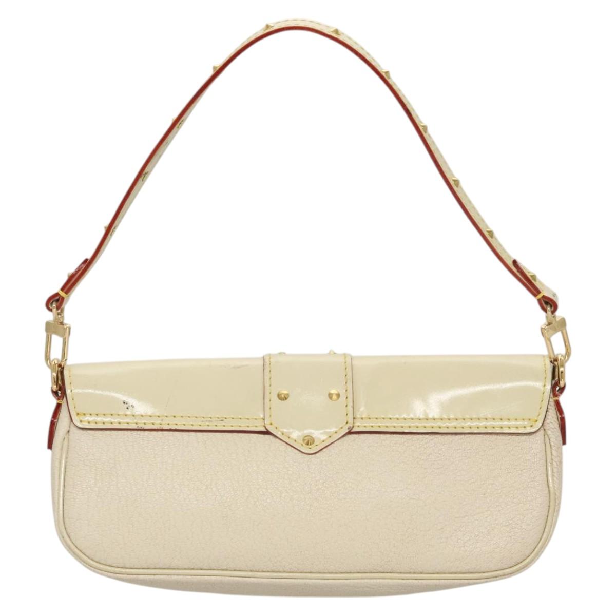 LOUIS VUITTON Suhari Precieux Accessory Pouch White M91774 LV Auth 122020