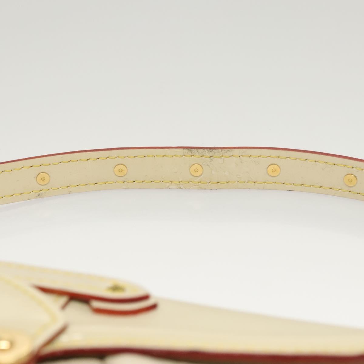 LOUIS VUITTON Suhari Precieux Accessory Pouch White M91774 LV Auth 122020