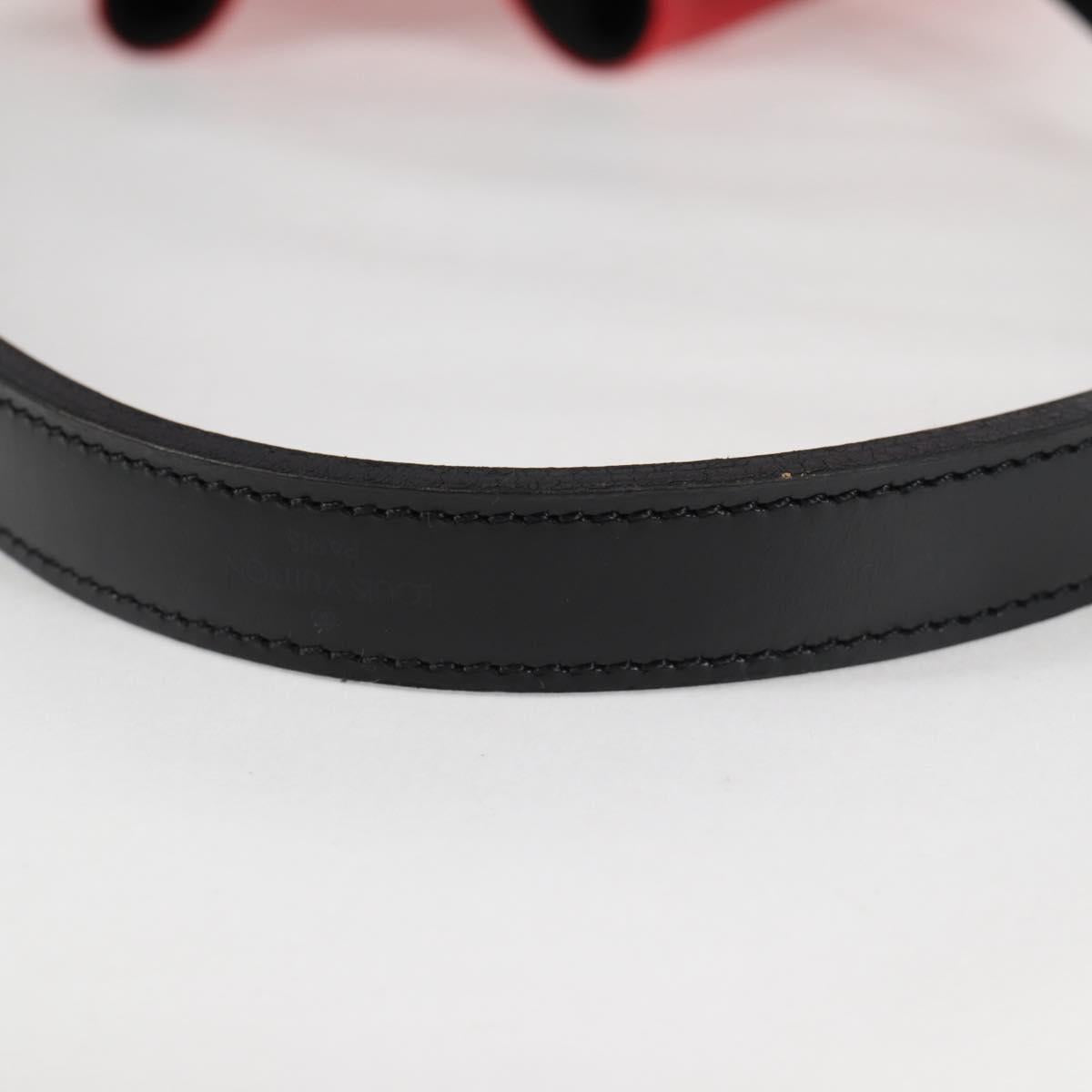 LOUIS VUITTON Epi Petit Noe Shoulder Bag Bicolor Black Red M44017 Auth 122033V