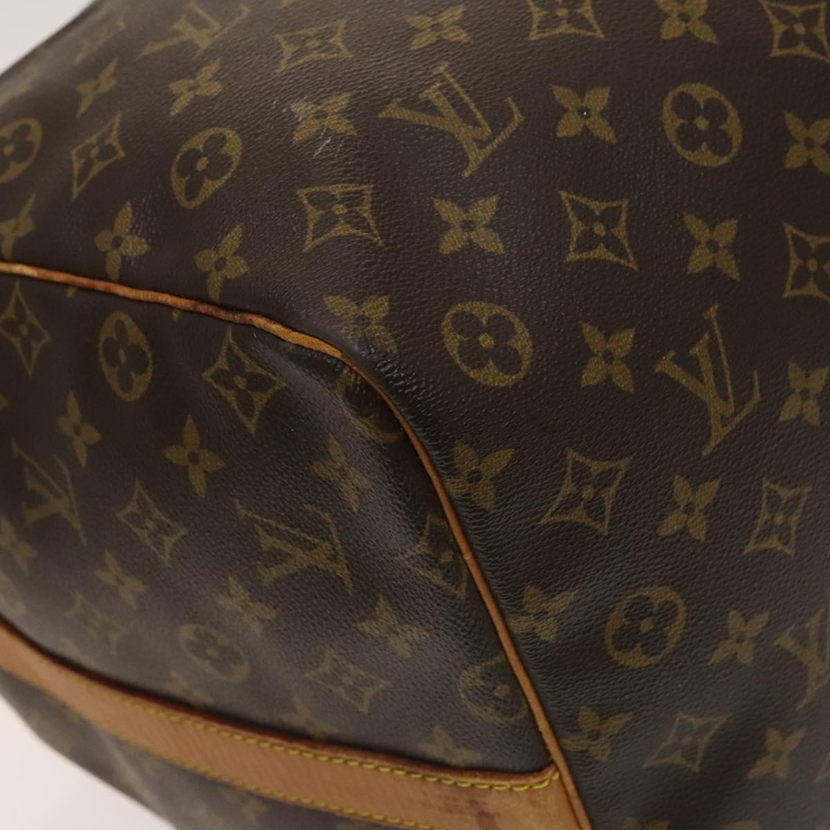LOUIS VUITTON Monogram Keepall Bandouliere 60 Boston Bag M41412 LV Auth 122076