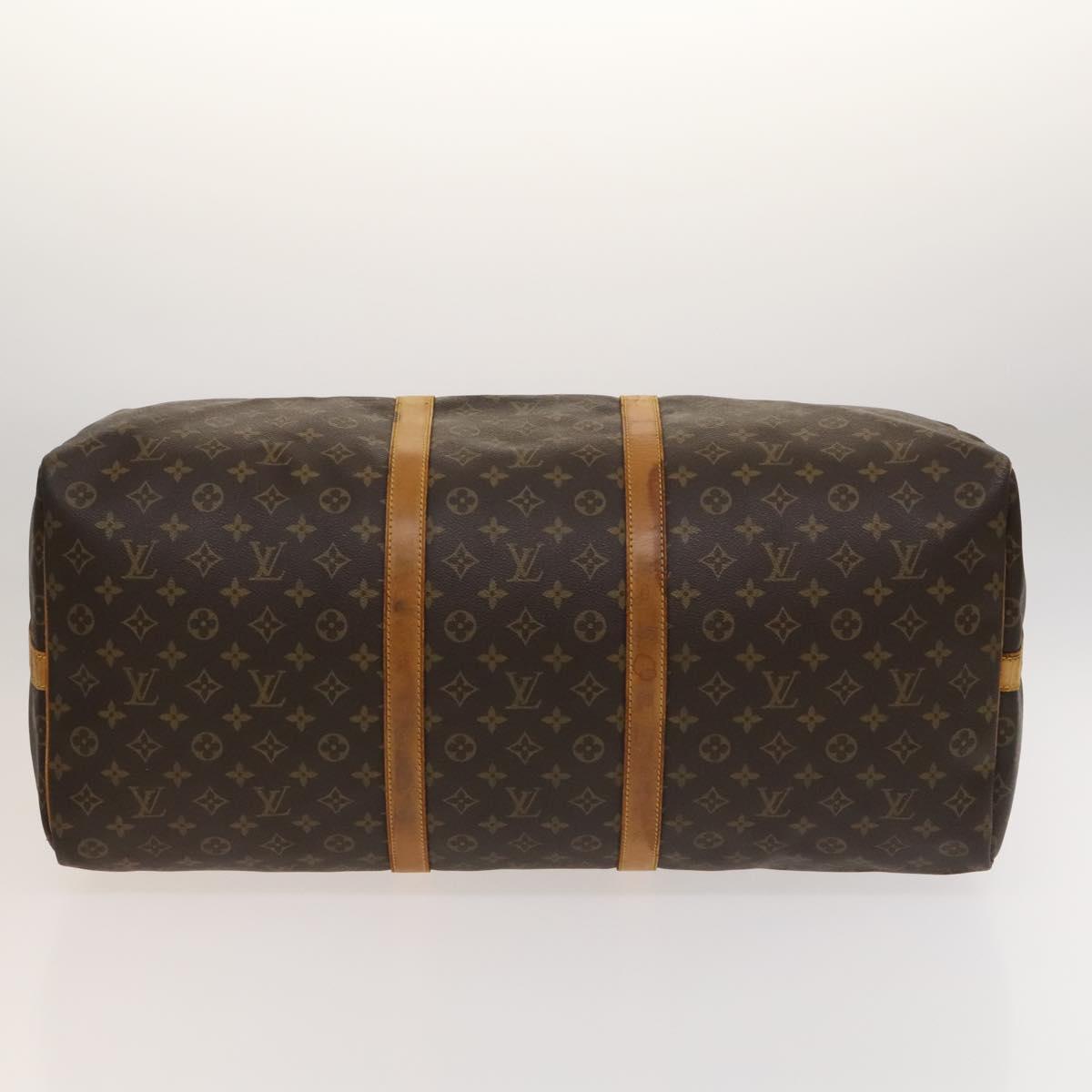 LOUIS VUITTON Monogram Keepall Bandouliere 60 Boston Bag M41412 LV Auth 122076