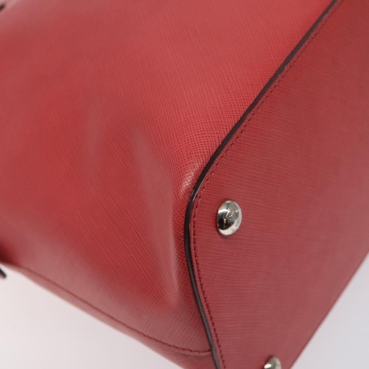 Salvatore Ferragamo Hand Bag Leather Pink Silver Auth 122097