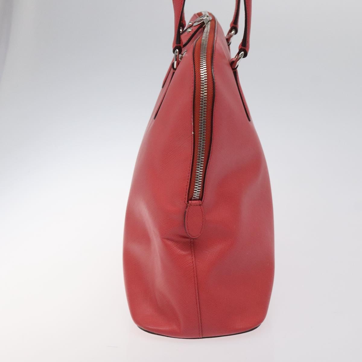 Salvatore Ferragamo Hand Bag Leather Pink Silver Auth 122097