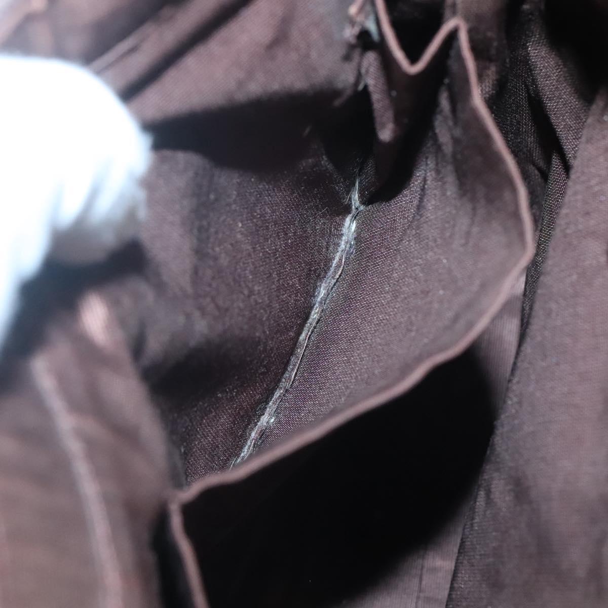 BURBERRY Nova Check Tote Bag Canvas Leather Beige Gold Auth 122113