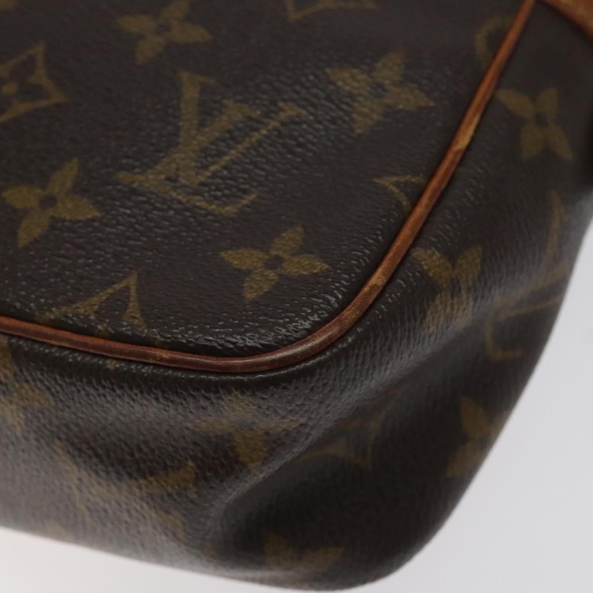 LOUIS VUITTON Monogram Compiegne 23 Clutch Bag M51847 LV Auth 122129
