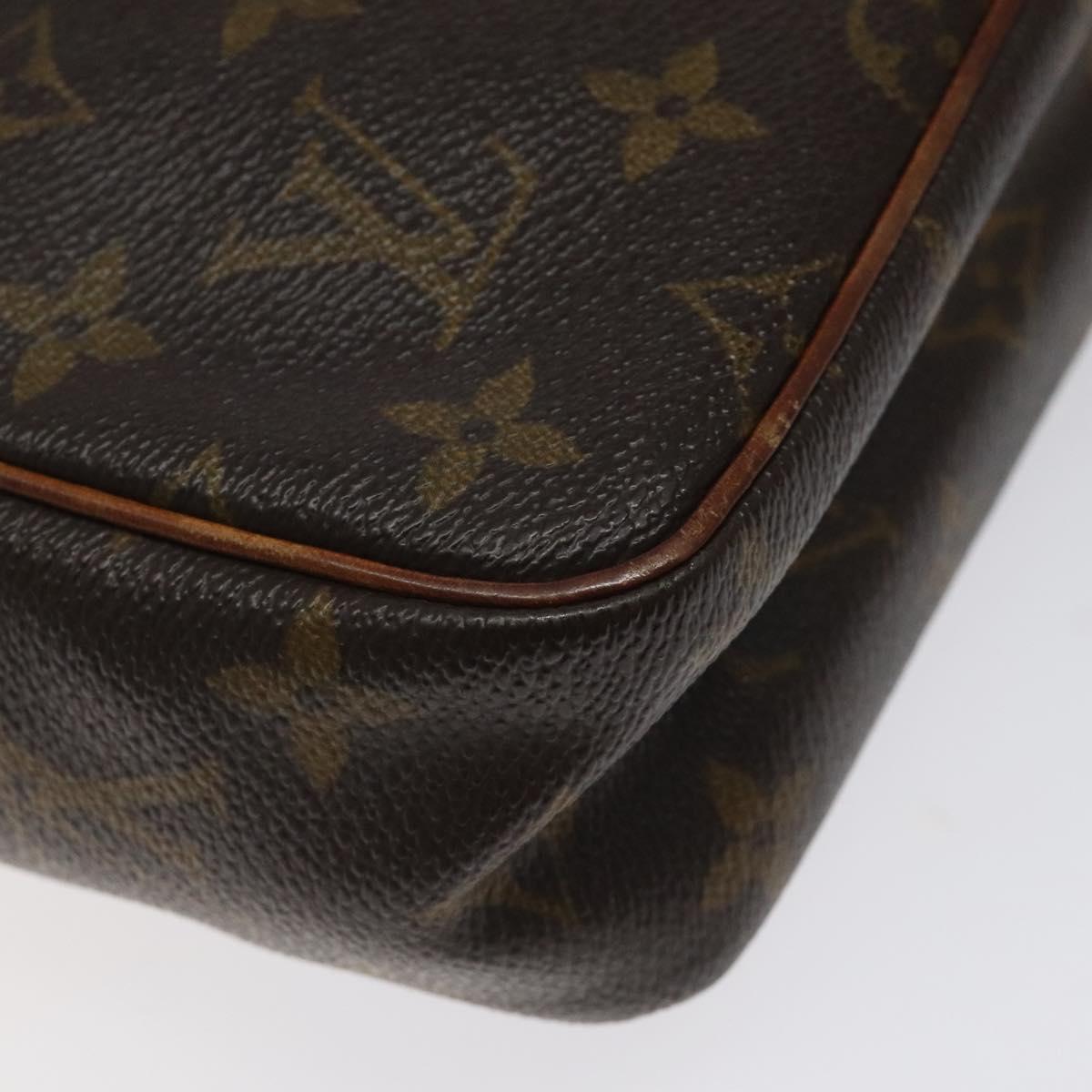 LOUIS VUITTON Monogram Compiegne 23 Clutch Bag M51847 LV Auth 122129