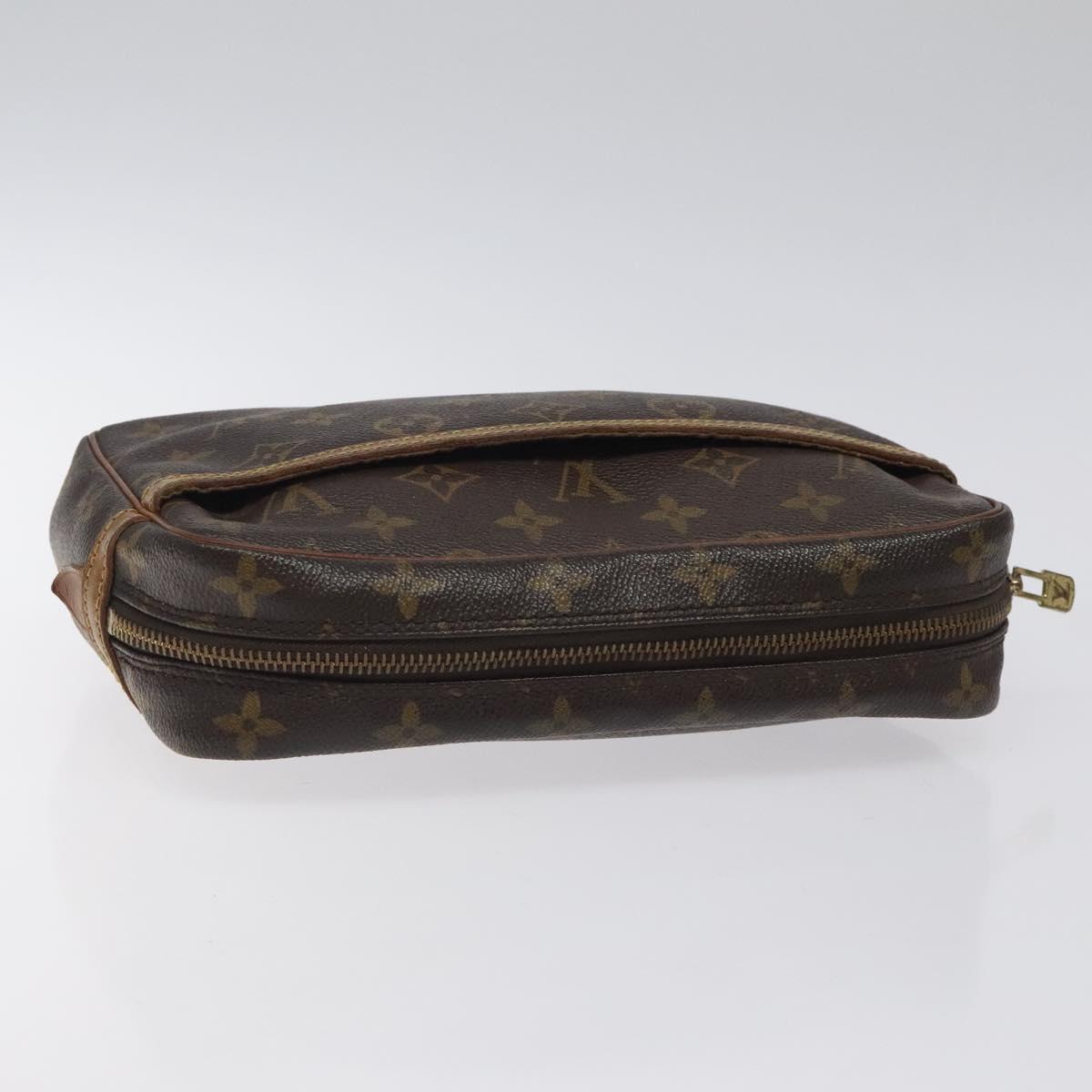 LOUIS VUITTON Monogram Compiegne 23 Clutch Bag M51847 LV Auth 122129