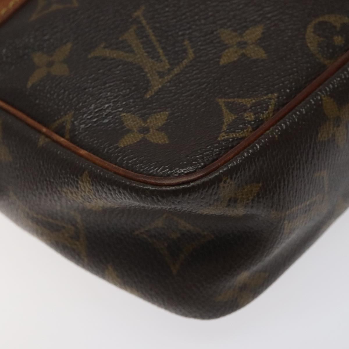 LOUIS VUITTON Monogram Compiegne 23 Clutch Bag M51847 LV Auth 122129