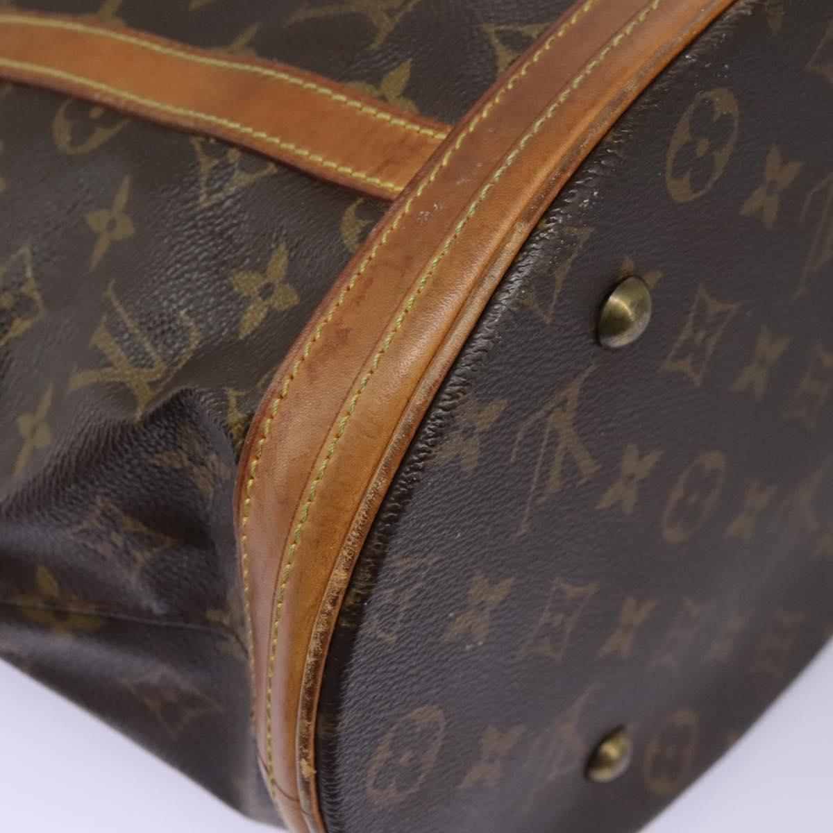 LOUIS VUITTON Monogram Bucket GM Shoulder Bag M42236 LV Auth 122132