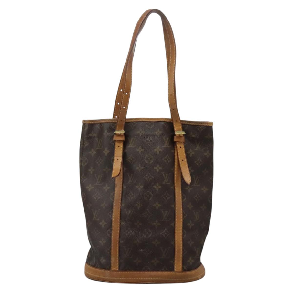 LOUIS VUITTON Monogram Bucket GM Shoulder Bag M42236 LV Auth 122132