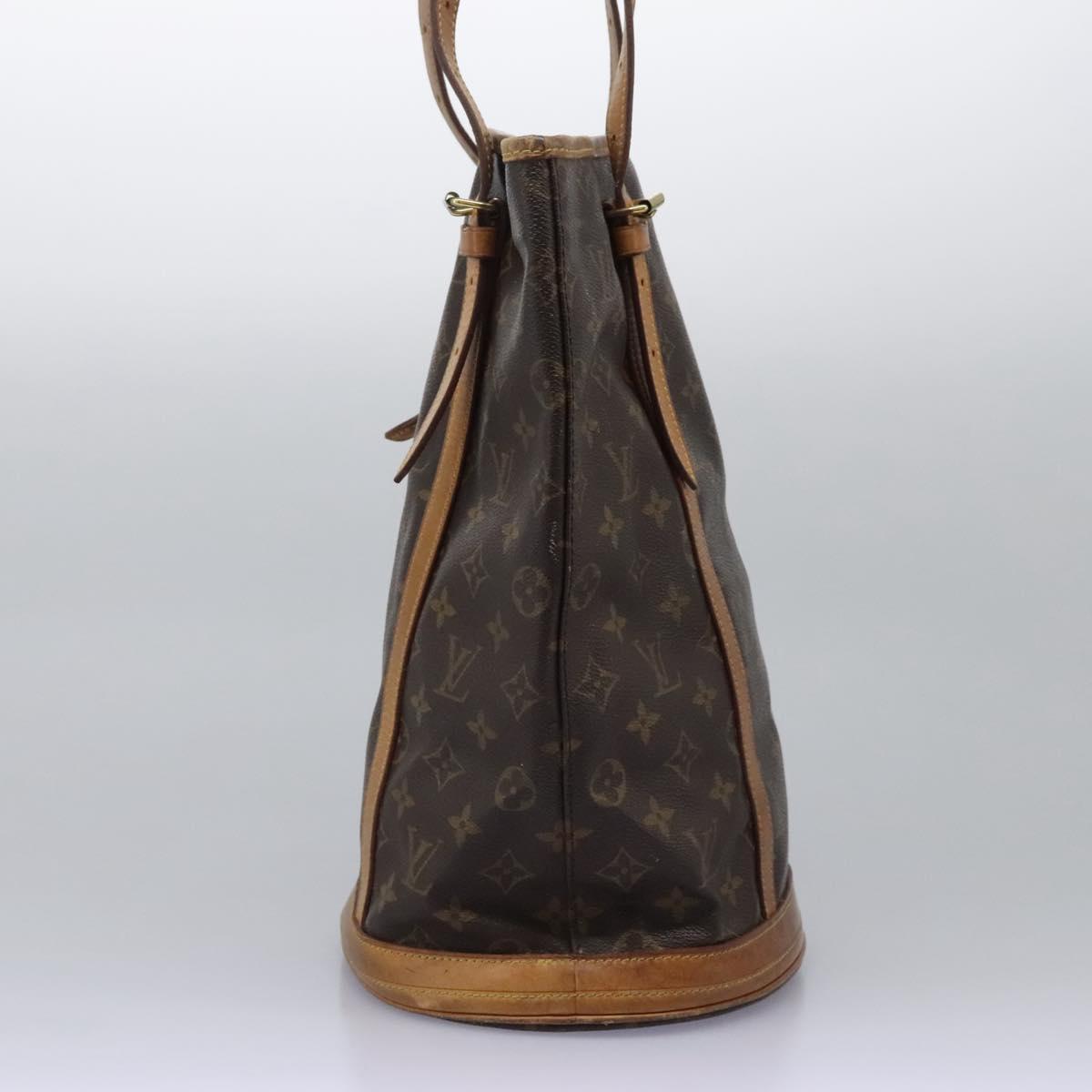 LOUIS VUITTON Monogram Bucket GM Shoulder Bag M42236 LV Auth 122132