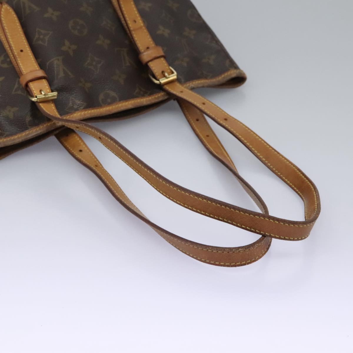 LOUIS VUITTON Monogram Bucket GM Shoulder Bag M42236 LV Auth 122132