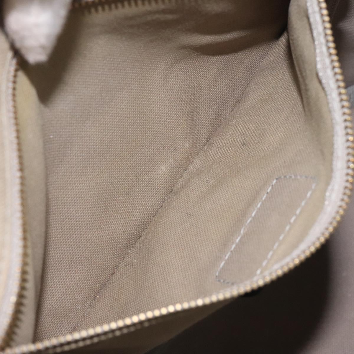 LOEWE Anagram Tote Bag PVC Black Gold Auth 122138