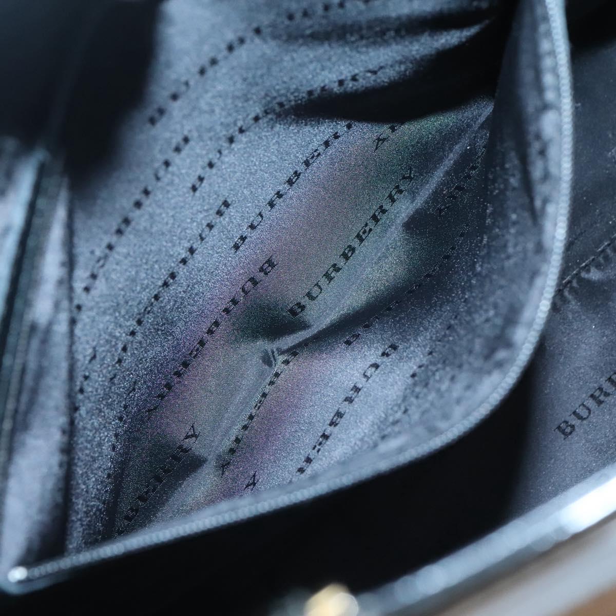 BURBERRY Nova Check Tote Bag Wool Beige Gold Auth 122167