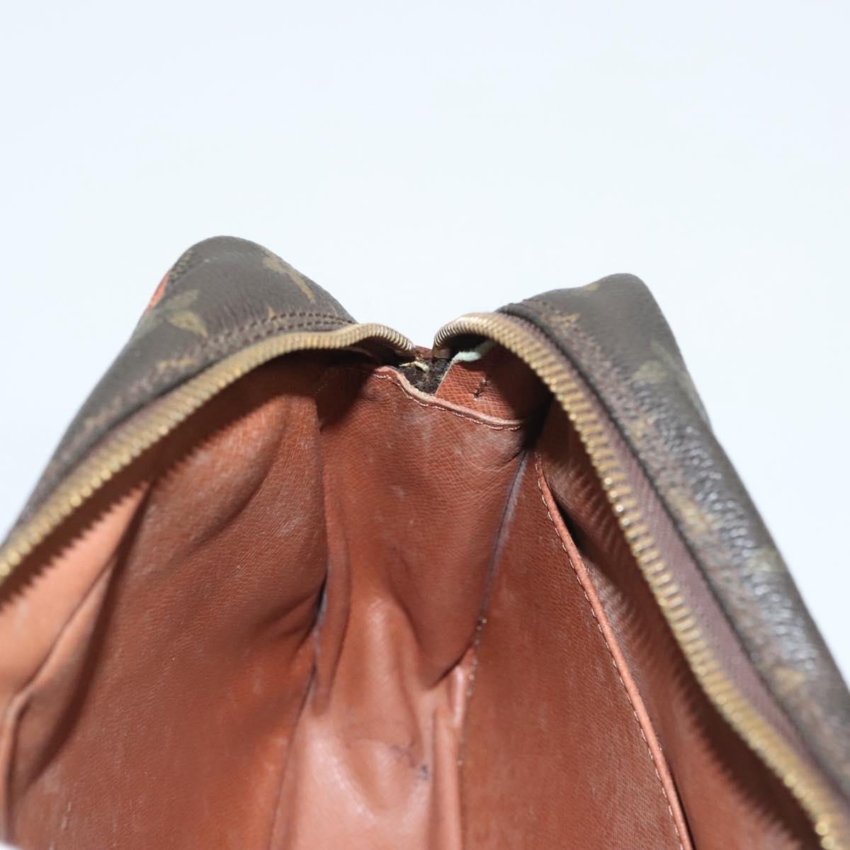 LOUIS VUITTON Monogram Compiegne 28 Clutch Bag M51845 LV Auth 122181