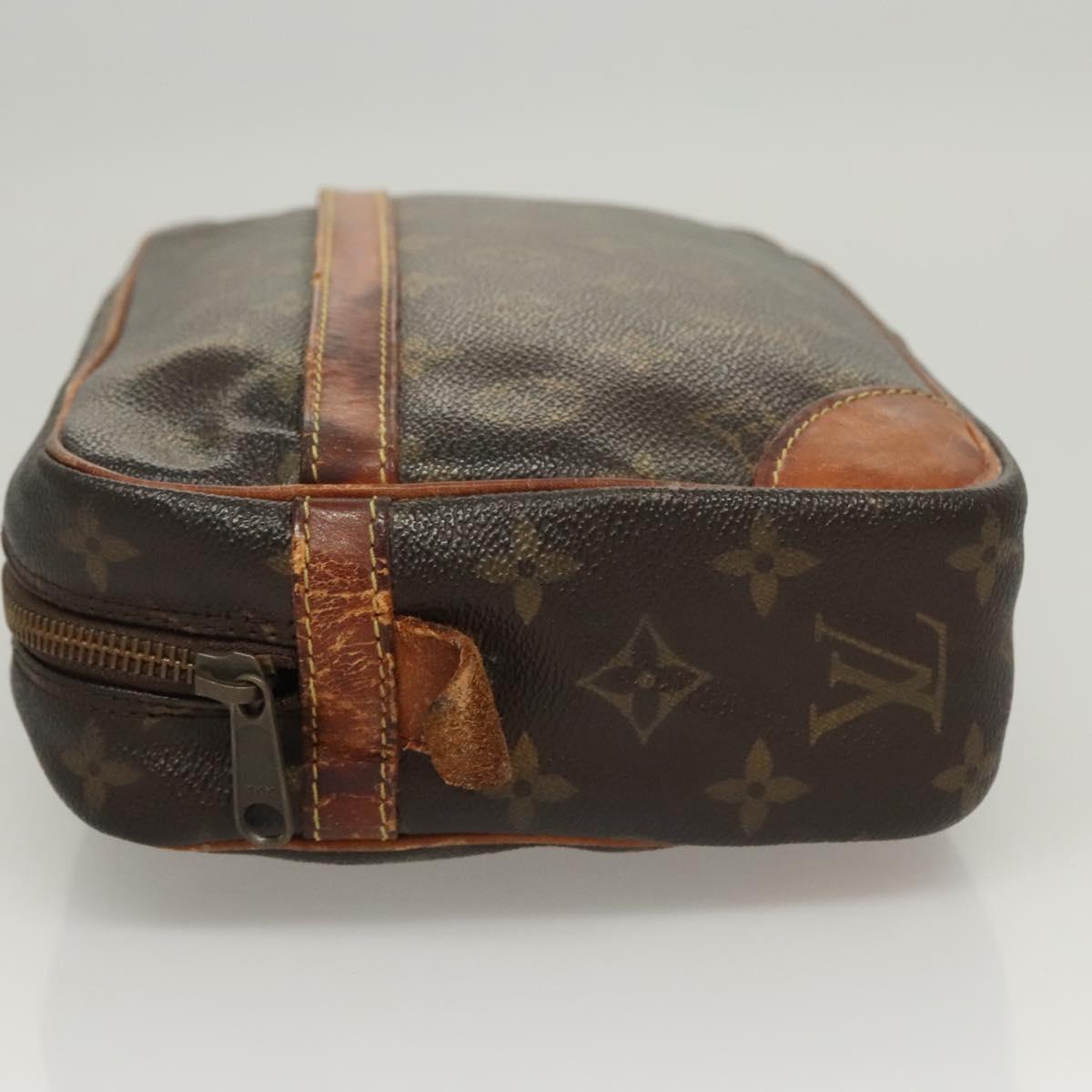 LOUIS VUITTON Monogram Compiegne 28 Clutch Bag M51845 LV Auth 122181