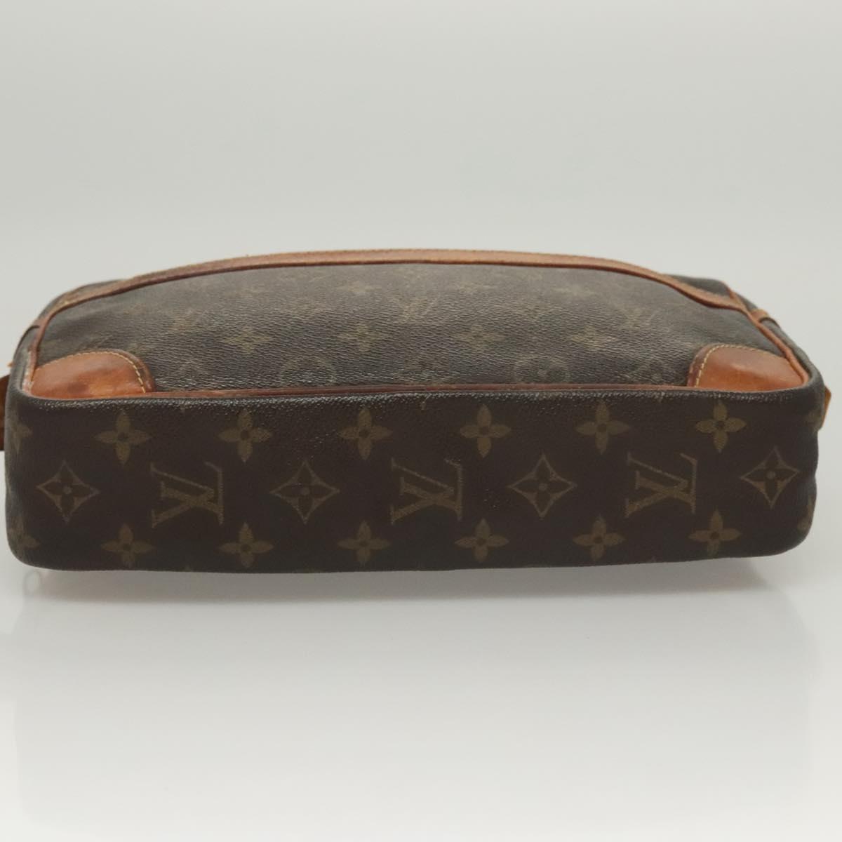 LOUIS VUITTON Monogram Compiegne 28 Clutch Bag M51845 LV Auth 122181