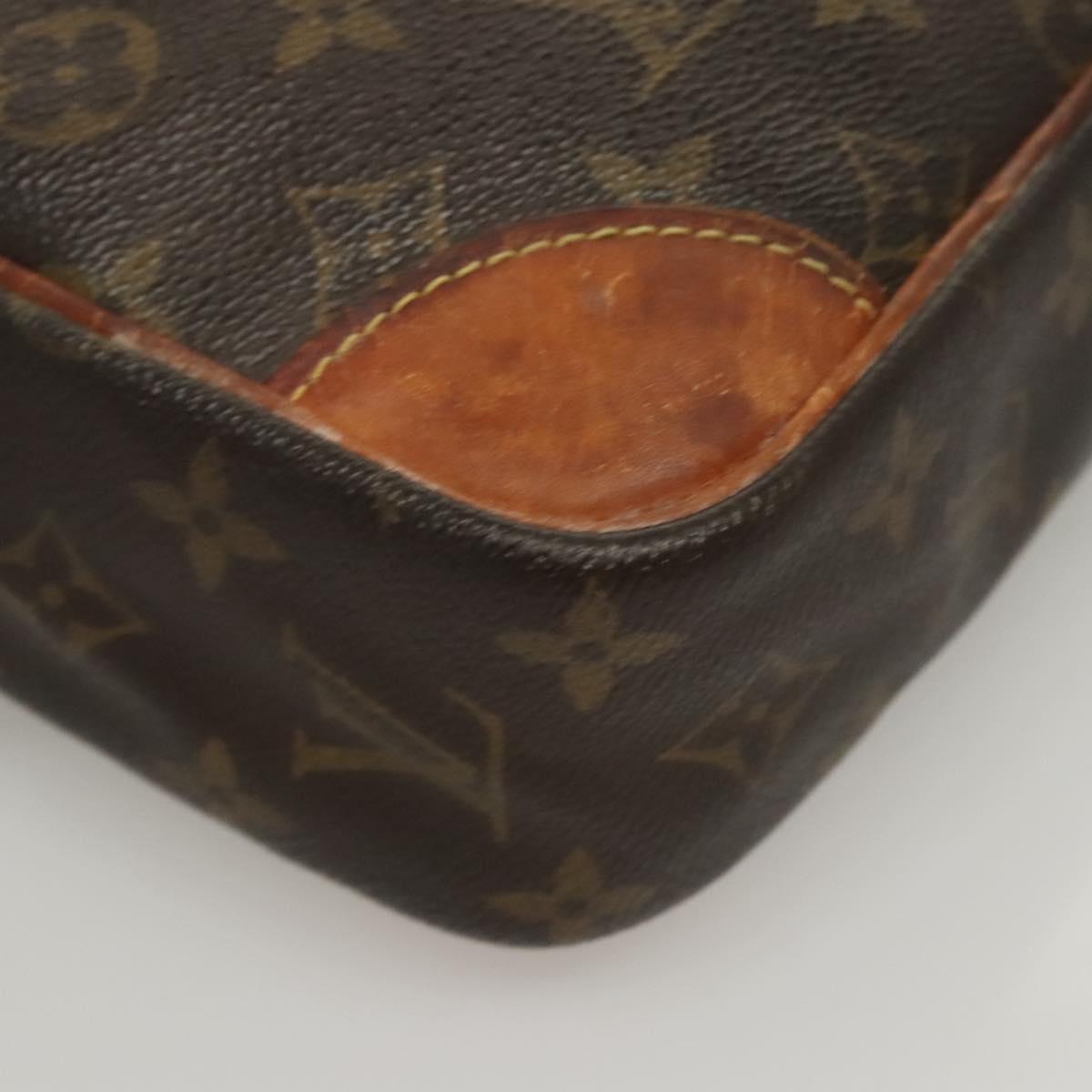 LOUIS VUITTON Monogram Compiegne 28 Clutch Bag M51845 LV Auth 122181