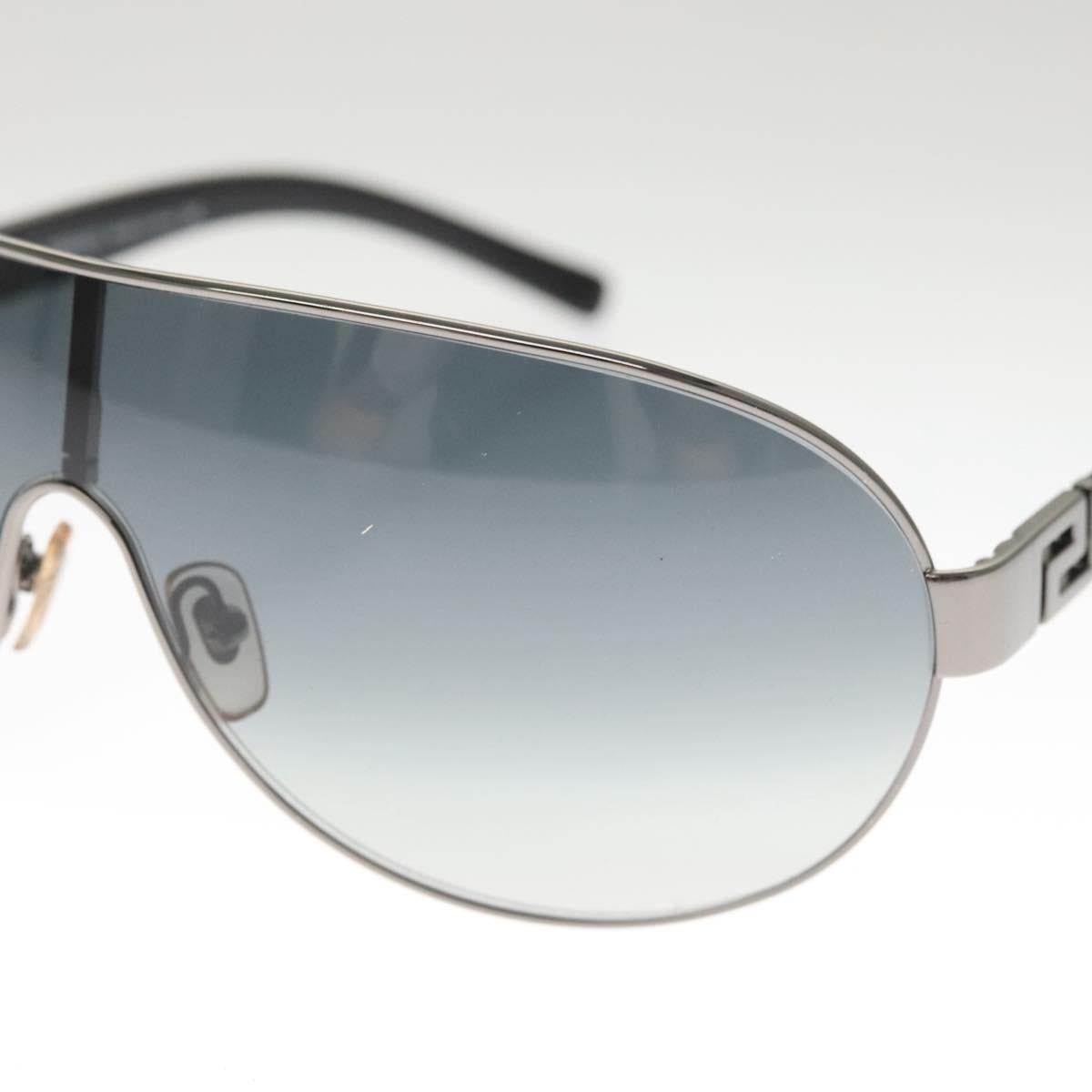 VERSACE Sunglasses metal Black Auth 122190