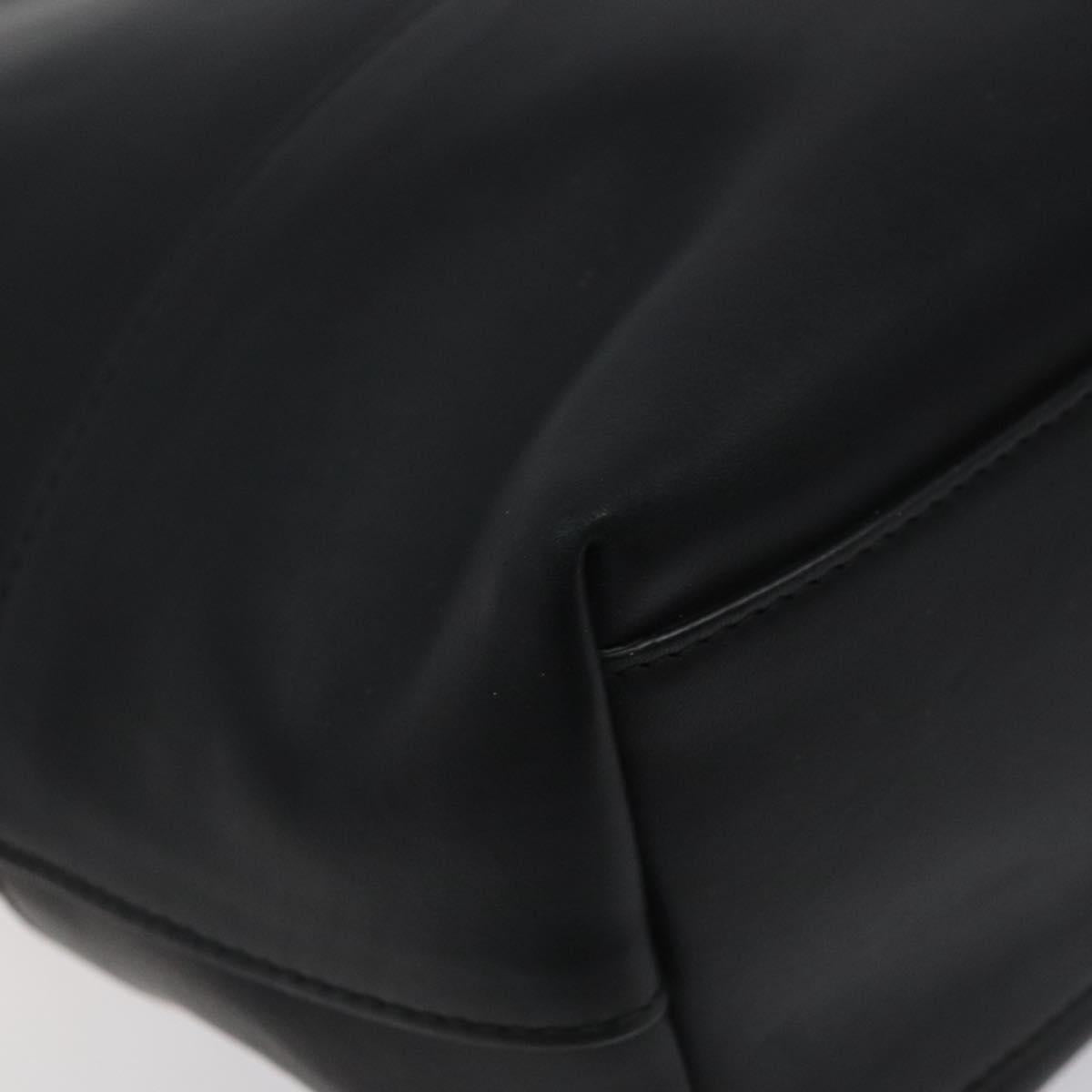 BOTTEGA VENETA Shoulder Bag Leather Black Auth 122220