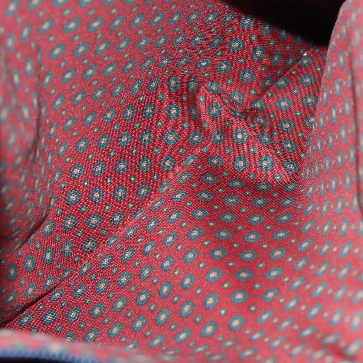 LOEWE Anagram Tote Bag Leather Khaki Gold Auth 122221