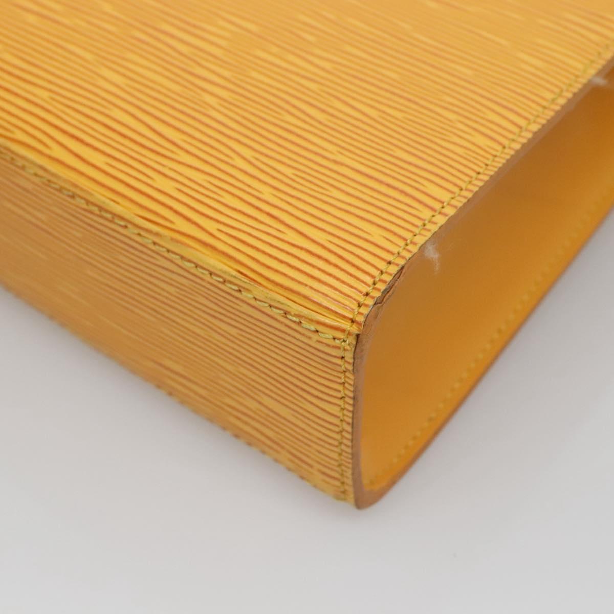 LOUIS VUITTON Epi Malesherbes Hand Bag Tassili Yellow Jonne M52379 Auth 122240