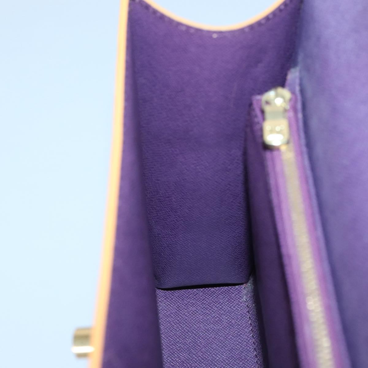 LOUIS VUITTON Epi Malesherbes Hand Bag Tassili Yellow Jonne M52379 Auth 122240