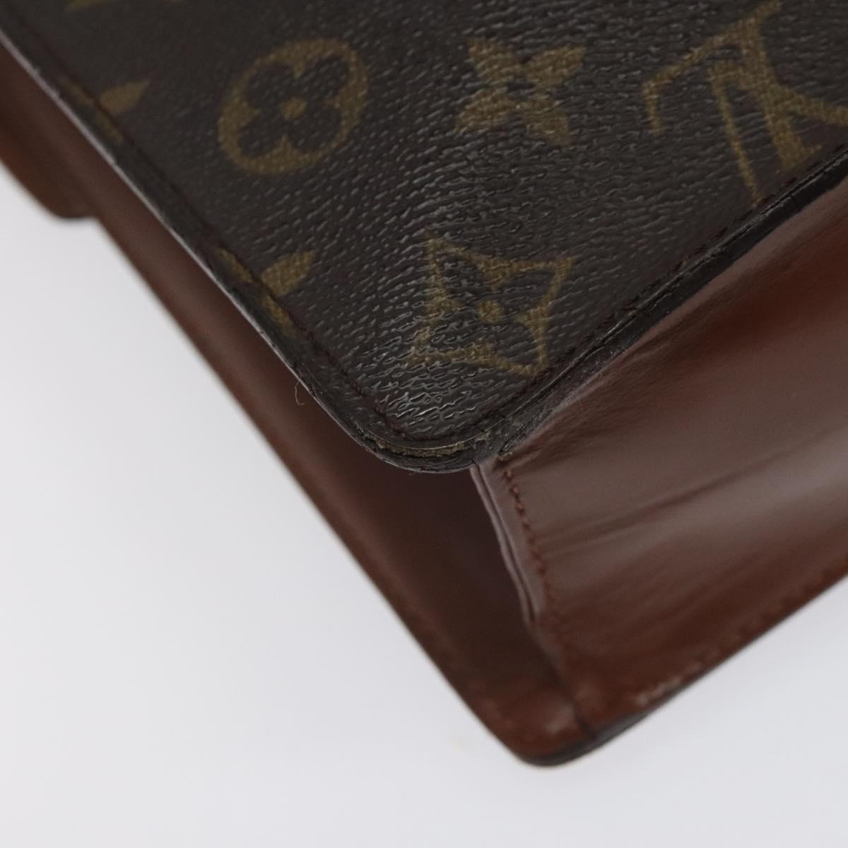 LOUIS VUITTON Monogram Monceau 28 Hand Bag M51185 LV Auth 122257