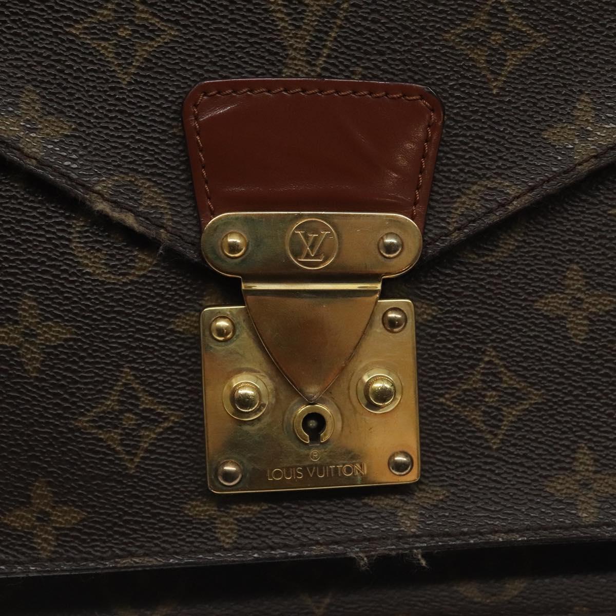 LOUIS VUITTON Monogram Monceau 28 Hand Bag M51185 LV Auth 122257