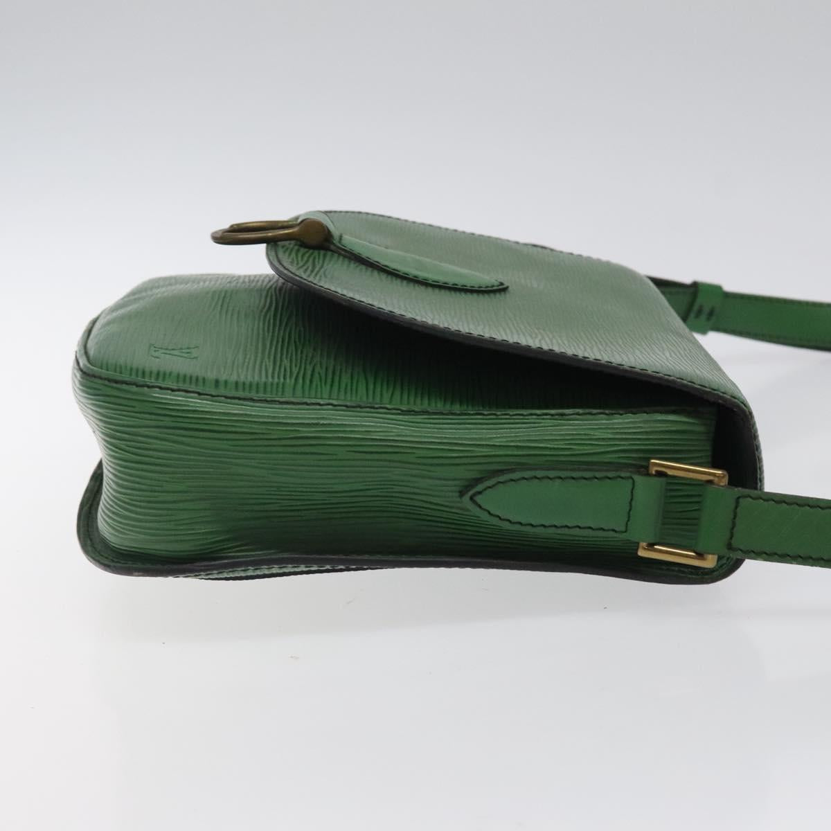 LOUIS VUITTON Epi Saint Cloud GM Shoulder Bag Green M52194 LV Auth 122324