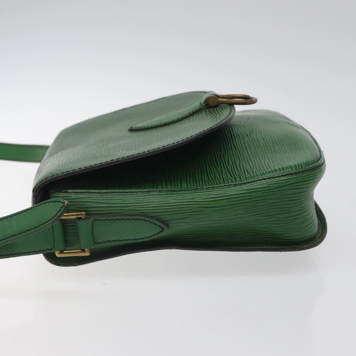 LOUIS VUITTON Epi Saint Cloud GM Shoulder Bag Green M52194 LV Auth 122324