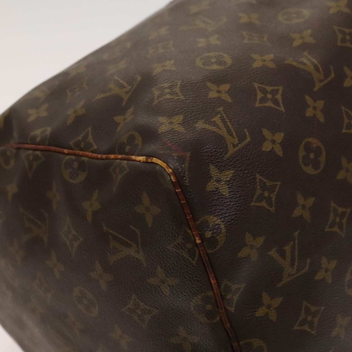 LOUIS VUITTON Monogram Keepall 55 Boston Bag M41424 LV Auth 122337