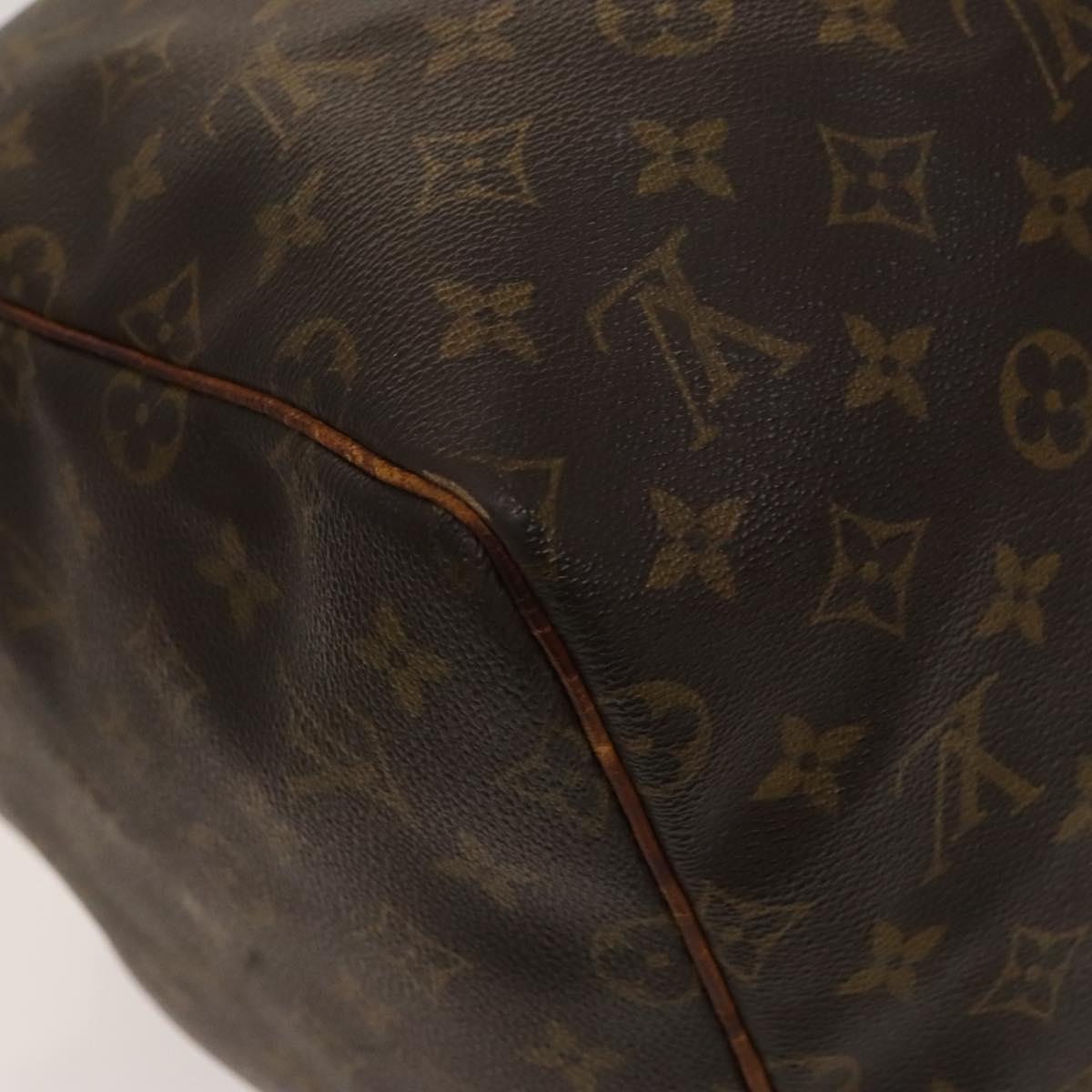 LOUIS VUITTON Monogram Keepall 55 Boston Bag M41424 LV Auth 122337