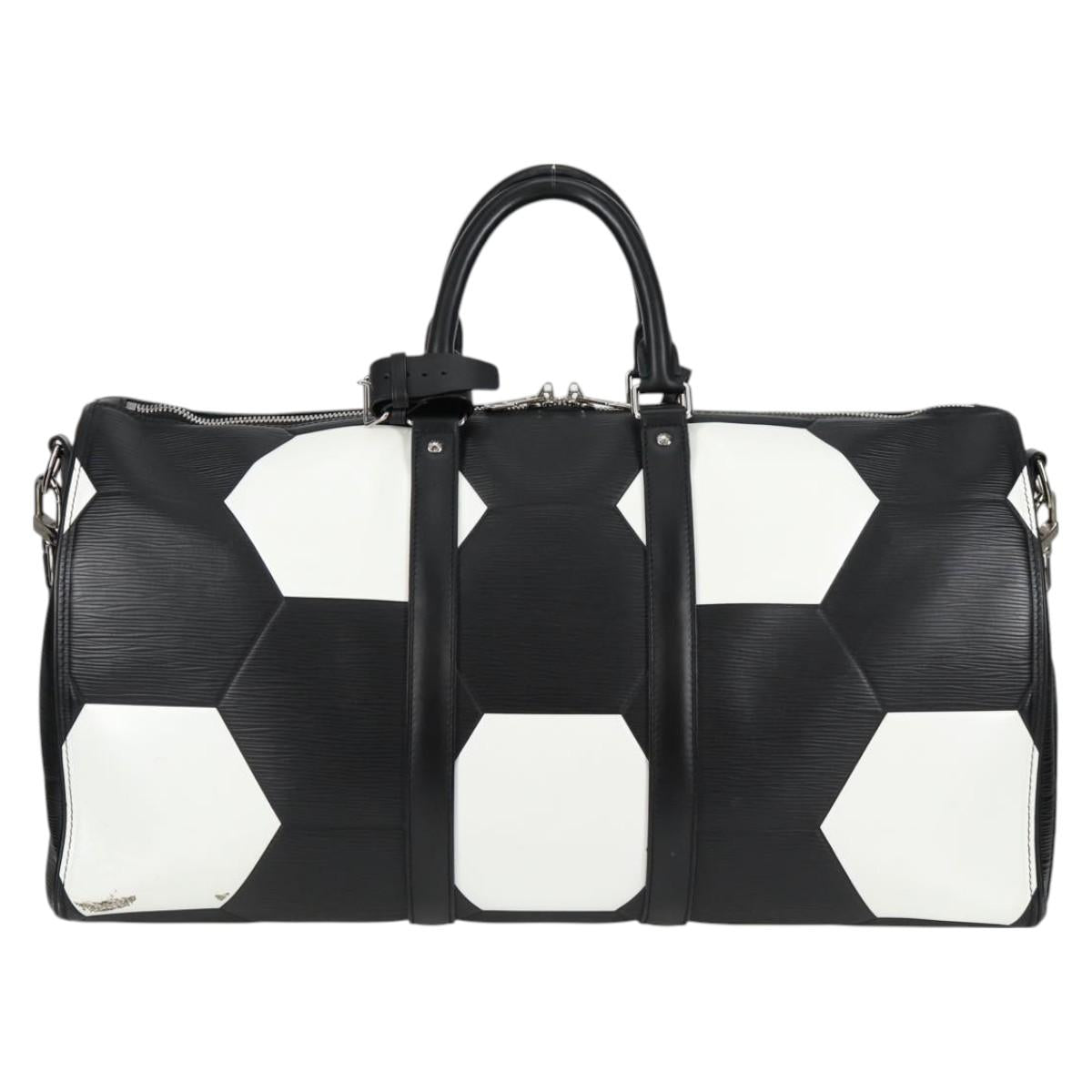 LOUIS VUITTON Epi Keepall Bandouliere 50 Bag World Cup Only M52187 Auth 122421A
