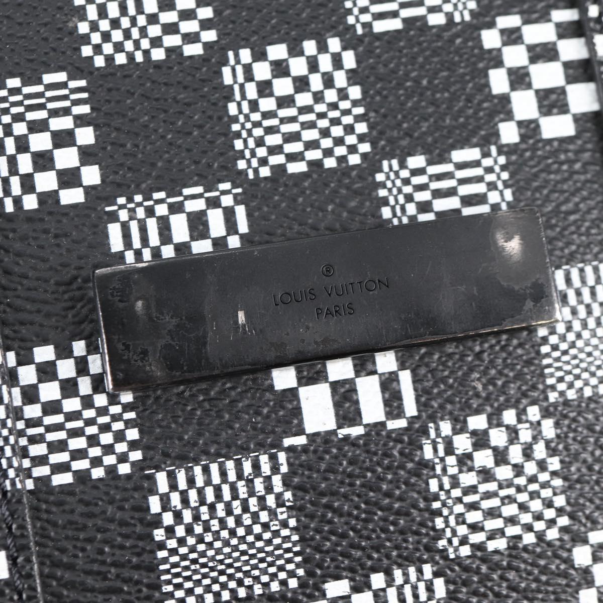 LOUIS VUITTON Damier Distorted Flap Soft Trunk Messenger Bag N50032 Auth 122429M