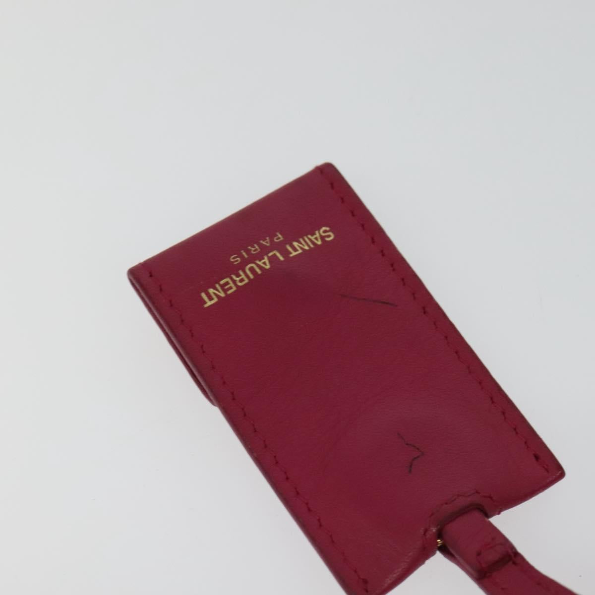 SAINT LAURENT Petit Cabas Hand Bag Leather 2way Pink Gold 311210 Auth 122446