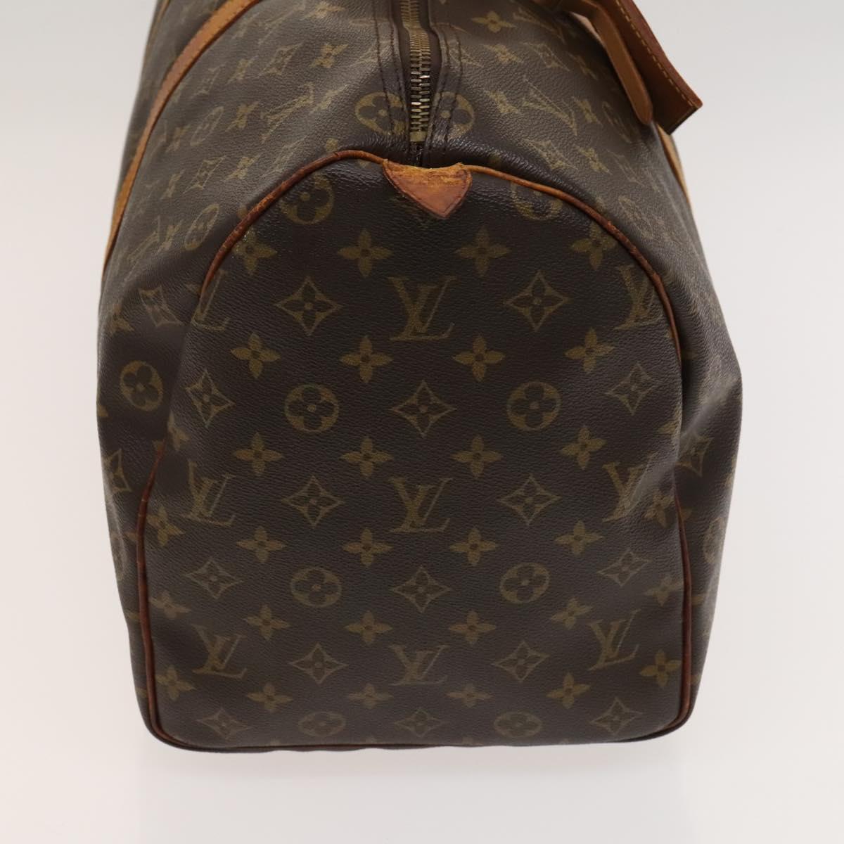 LOUIS VUITTON Monogram Keepall 50 Boston Bag M41426 LV Auth 122502
