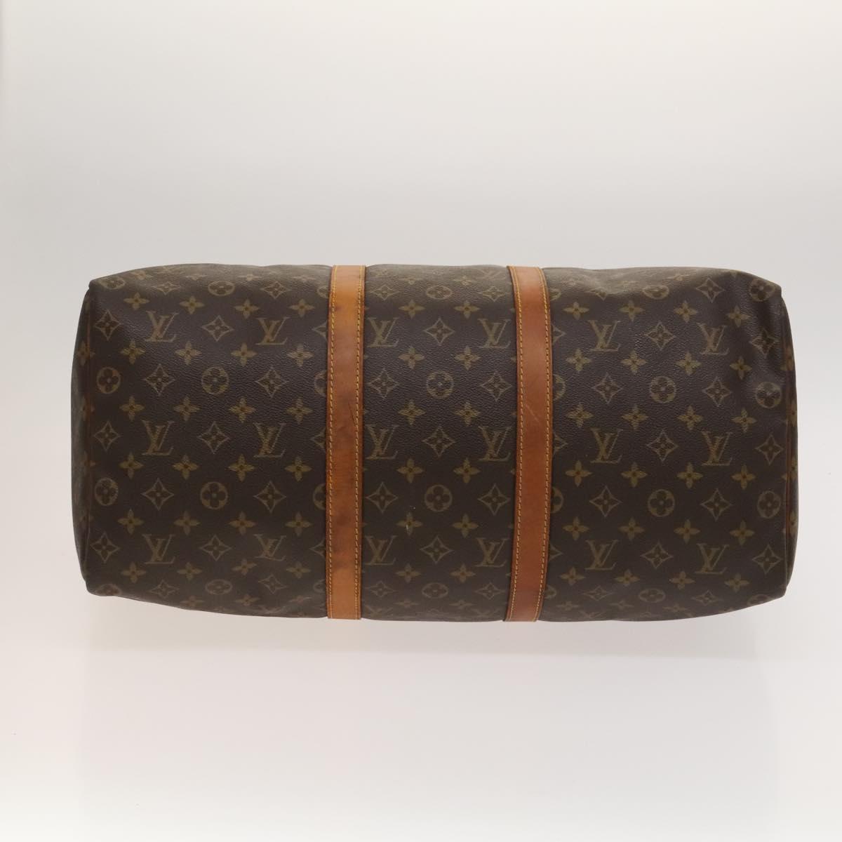 LOUIS VUITTON Monogram Keepall 50 Boston Bag M41426 LV Auth 122502