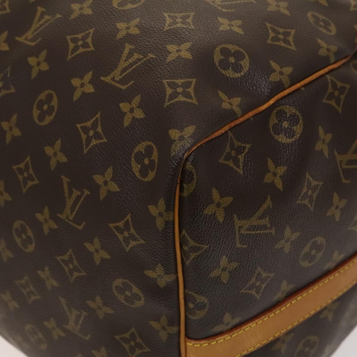 LOUIS VUITTON Monogram Keepall Bandouliere 60 Boston Bag M41412 LV Auth 122503