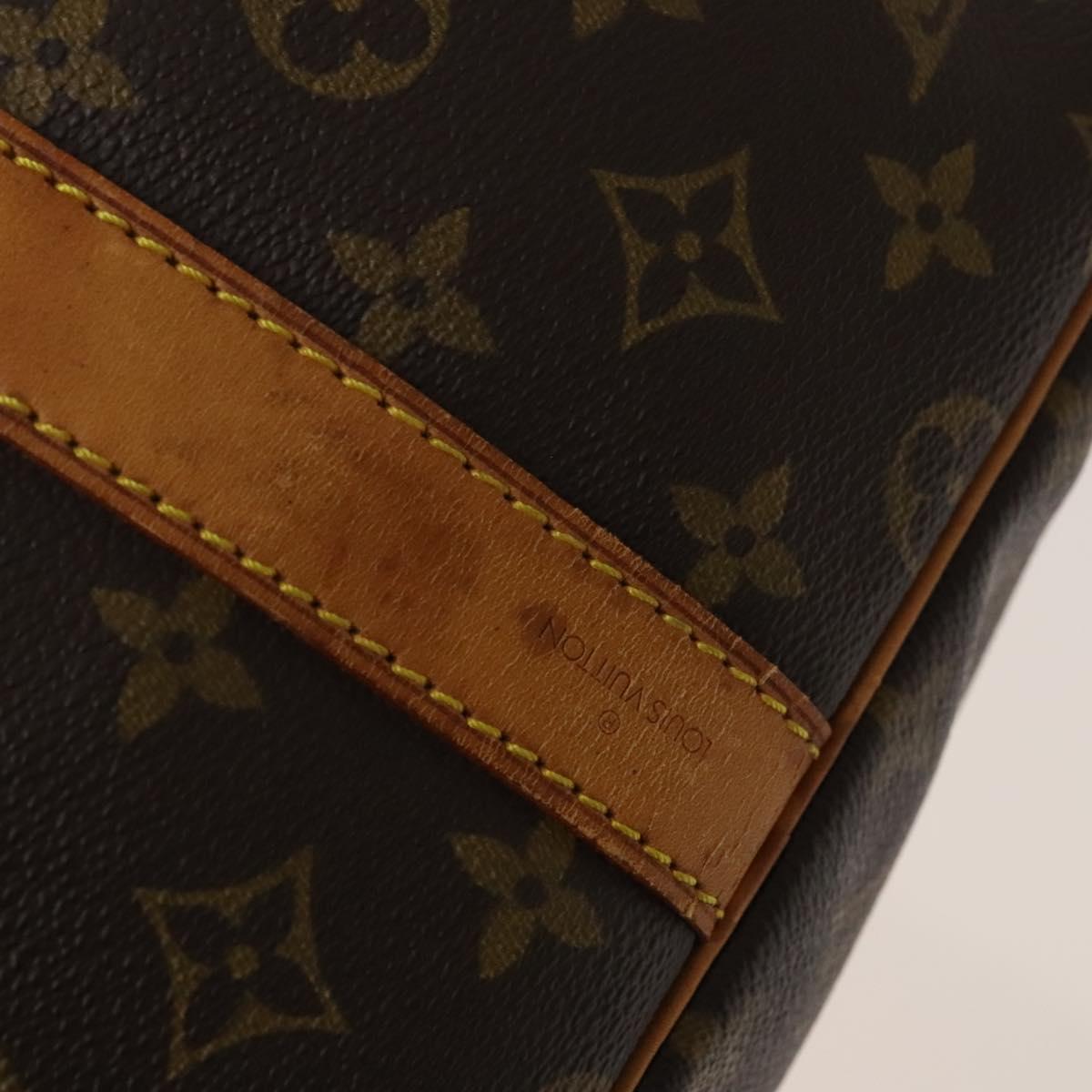 LOUIS VUITTON Monogram Keepall Bandouliere 60 Boston Bag M41412 LV Auth 122503