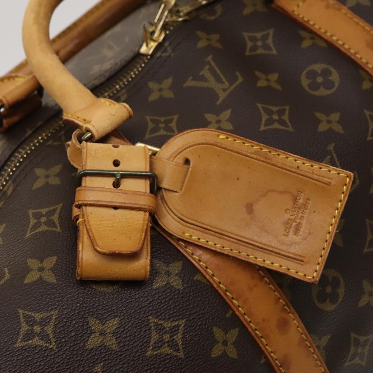 LOUIS VUITTON Monogram Keepall Bandouliere 60 Boston Bag M41412 LV Auth 122503