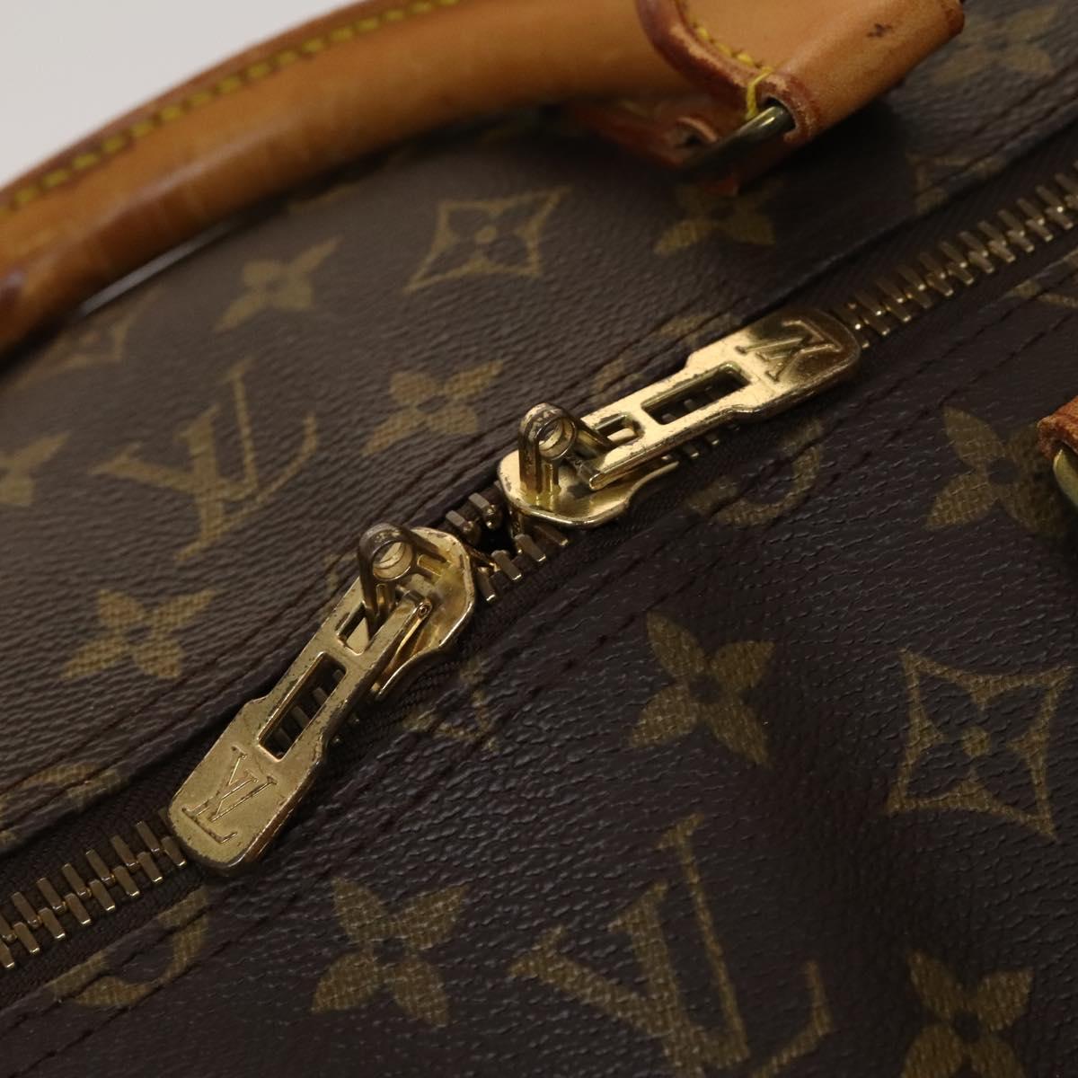 LOUIS VUITTON Monogram Keepall Bandouliere 60 Boston Bag M41412 LV Auth 122503