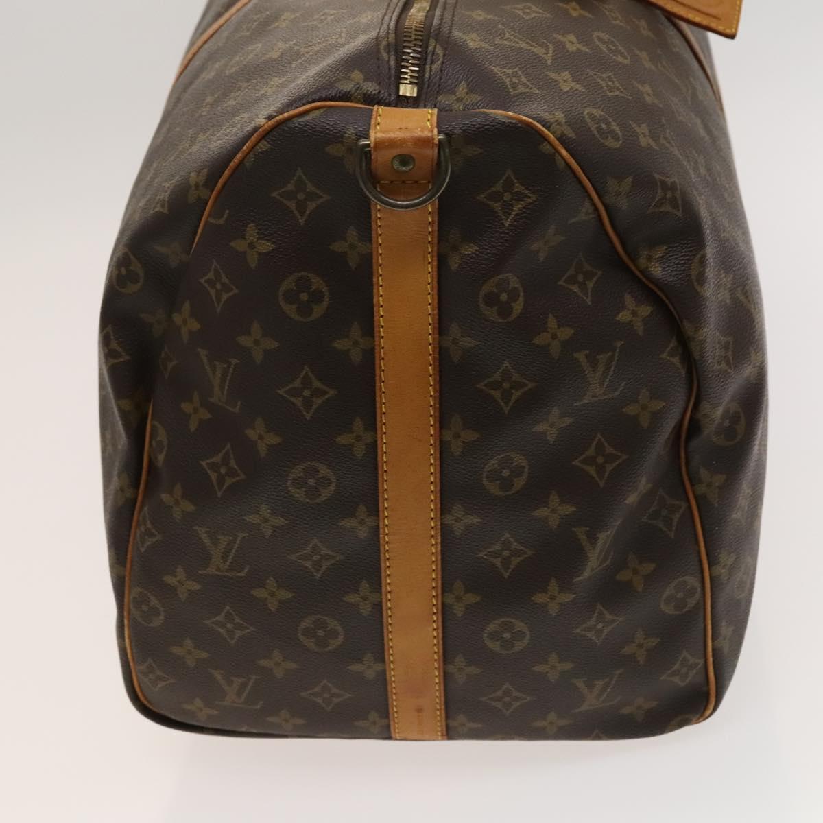 LOUIS VUITTON Monogram Keepall Bandouliere 60 Boston Bag M41412 LV Auth 122503