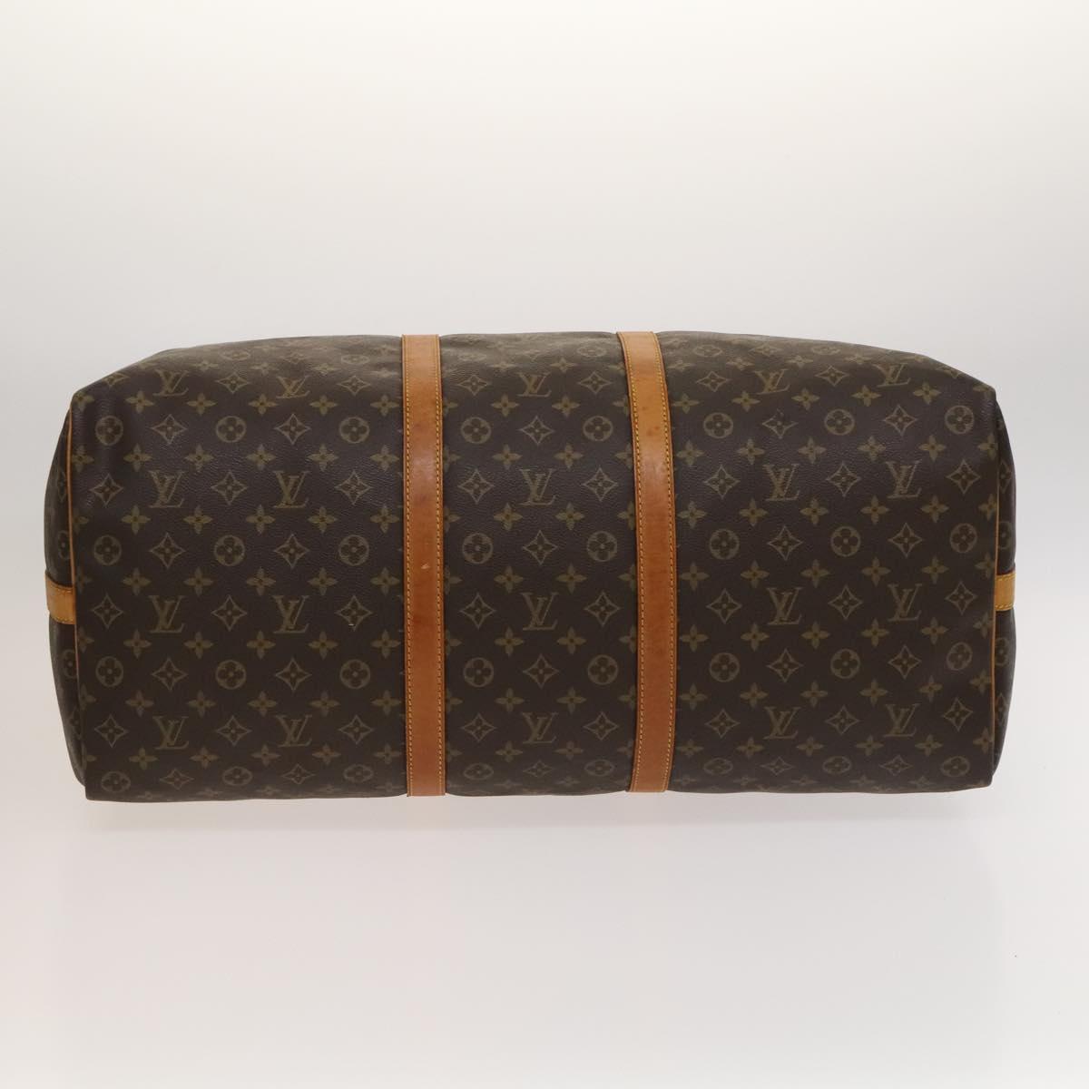 LOUIS VUITTON Monogram Keepall Bandouliere 60 Boston Bag M41412 LV Auth 122503